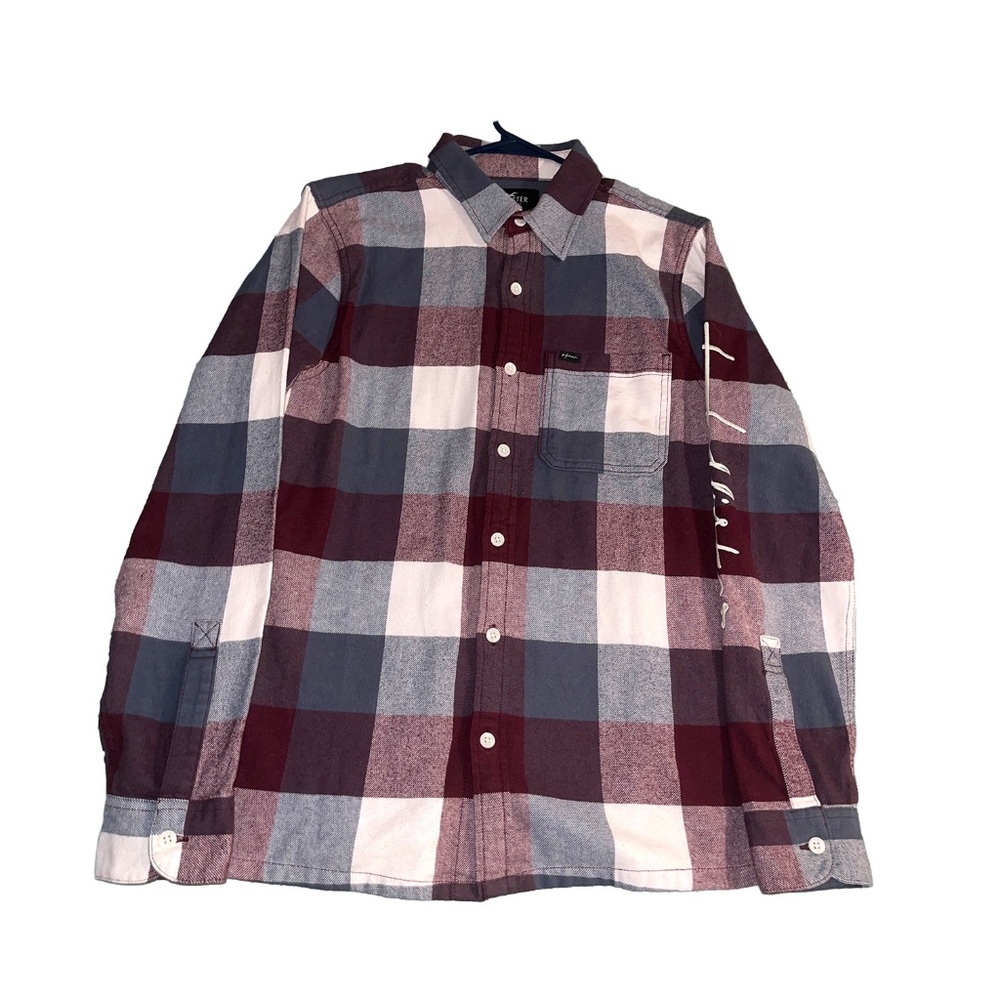 hollister flannel button down